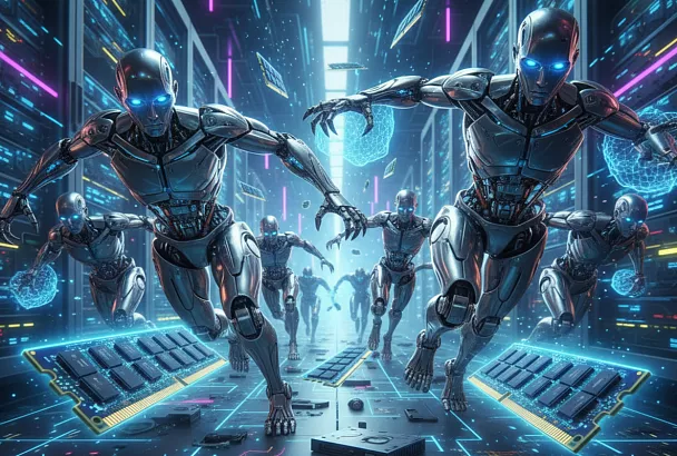 Искусственный интеллект устроил охоту на дефицитную память: боты скупают DDR5 быстрее людей