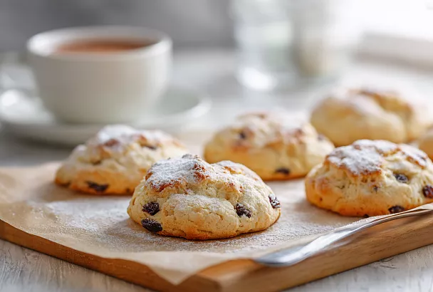 Пышные дрожжевые печенья с изюмом: мягкие, ароматные и безумно вкусные