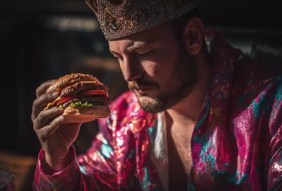 Мясо из мяса: Ивлев показал, как собрать бургер, который пробирает до мурашек