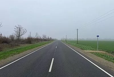 Участок дороги в Крыловском районе отремонтировали по нацпроекту «Инфраструктура для жизни»