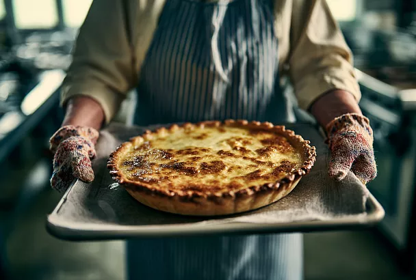 Сметанник с малиной: нежный торт без лишних хлопот