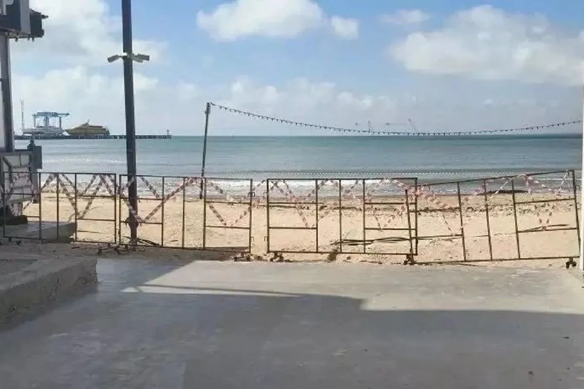 В Анапе закрыли участок пляжа для отсыпки чистым песком