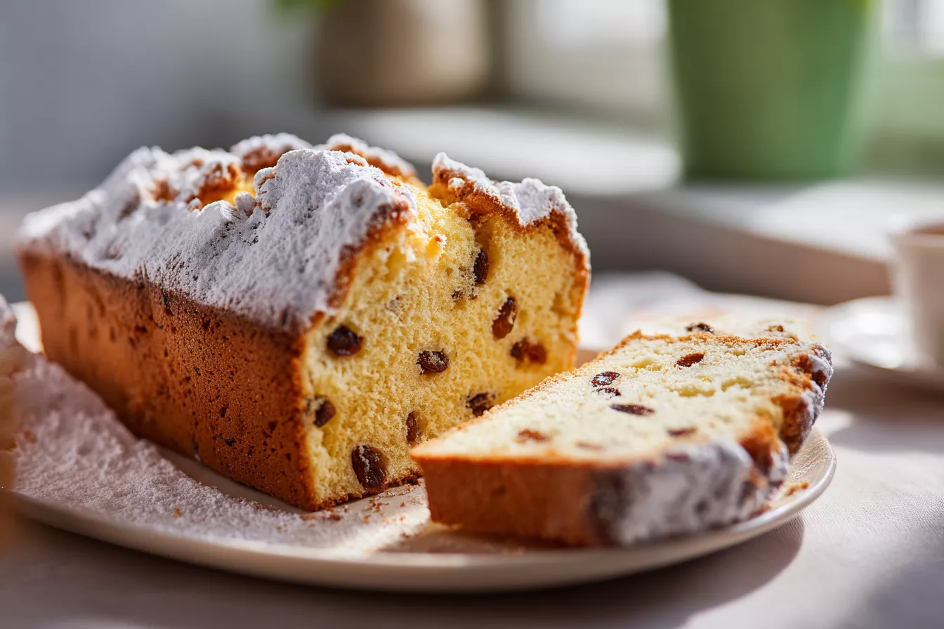 Столичный кекс из детства: рассыпчатый, маслянистый, с хрустящей корочкой и изюмом