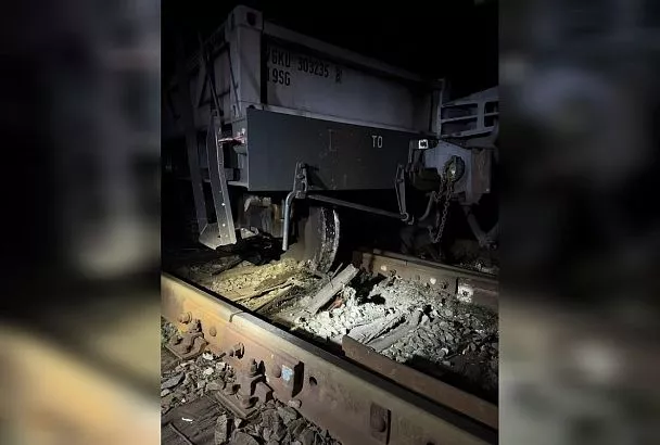 Ущерб на 1 млн: уголовное дело возбуждено после схода грузовых вагонов в Краснодарском крае