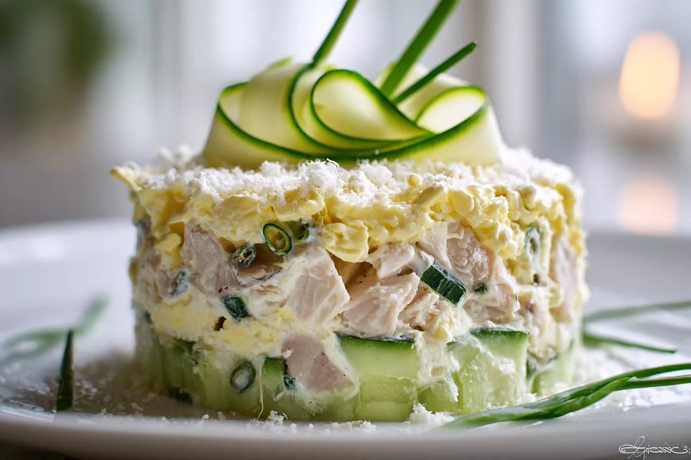 Салат «Жозефина»: нежный, слоёный, будто создан для праздничного стола