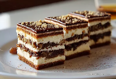 «Пьяная слива»: тот самый торт с черносливом, орехами и вишнёвой шапочкой