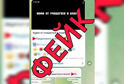 Аудиосообщение о покупке диплома как причине стрельбы в колледже Анапы является фейком
