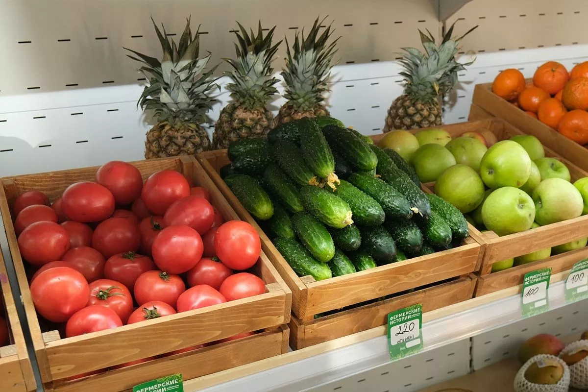 В фермерских магазинах создан особый дизайн, уютная обстановка.