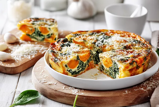 Тыквенная запеканка за 20 минут: быстрый ужин без муки