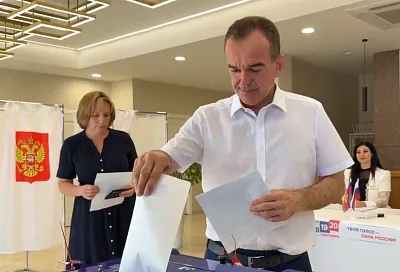 Вениамин Кондратьев проголосовал на выборах в Госдуму