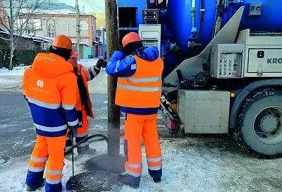 Почти 400 засоров на сетях водоотведения устранил «Росводоканал Краснодар» в январе