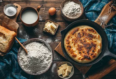 Ленивое хачапури за 20 минут: простой и вкусный рецепт из 1 яйца, стакана кефира и сыра