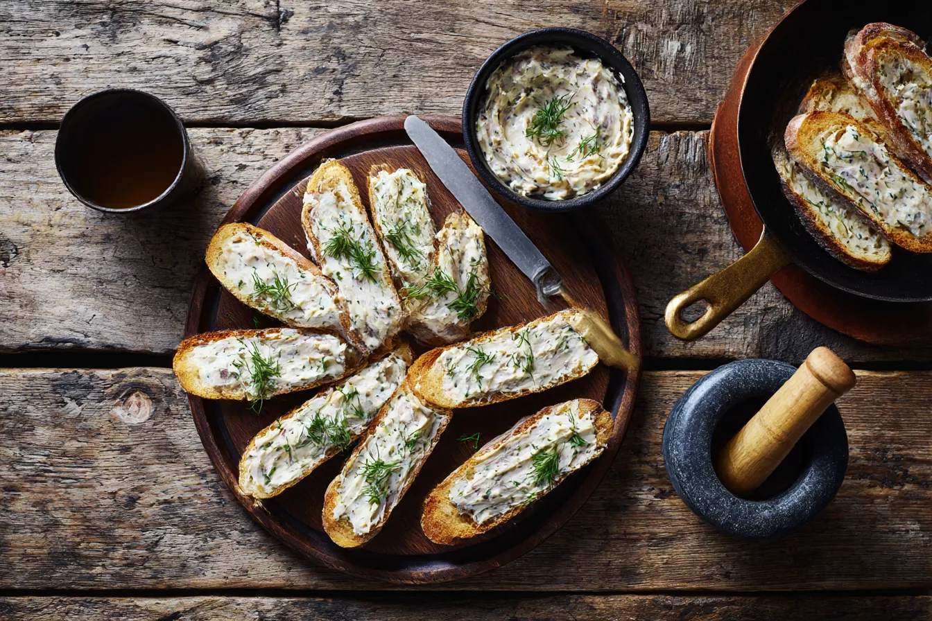 Селёдочная намазка на сливочном масле