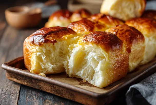 Вытяжные булочки на молоке: тонкие, слоистые и невероятно вкусные