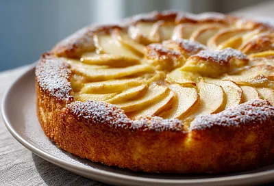 Немецкая шарлотка с яблоками: нежная, ароматная и очень простая