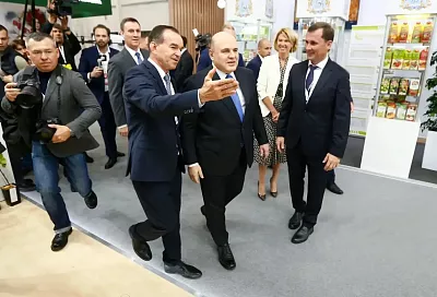 Губернатор Кубани Вениамин Кондратьев поздравил Михаила Мишустина с юбилеем