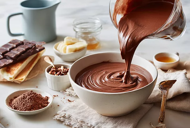 Два ингредиента и одна минута: шоколадная намазка без пальмового масла
