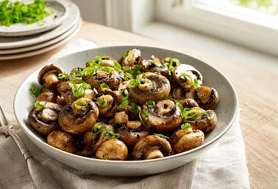 Маринованные шампиньоны стали хитом на столе: приготовила за 10 минут, и они хрустят с невероятным ароматом