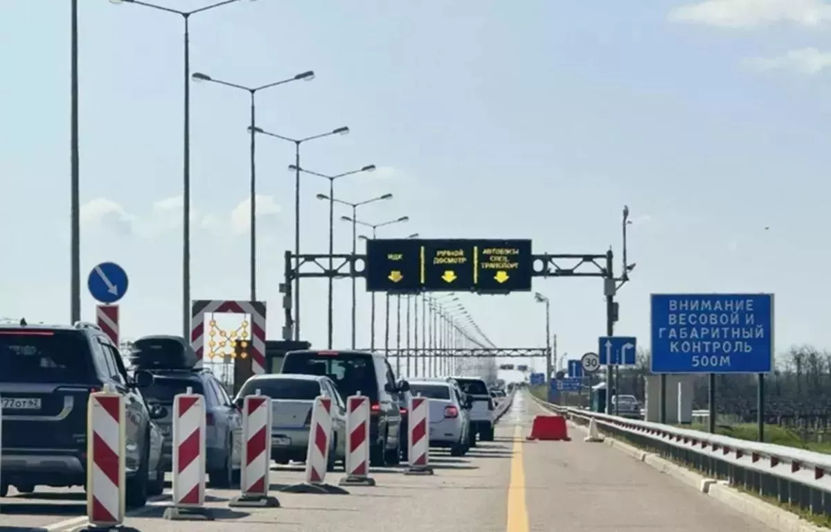 Какая обстановка на подъездах к Крымскому мосту