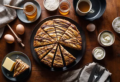 Медовый торт на сковороде: быстрый десерт без духовки