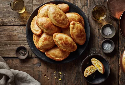 Жареные пирожки «как у бабушки» на быстром тесте