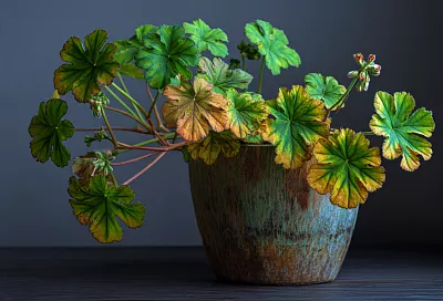 Листья герани начали желтеть? Не спешите выкидывать растение — причина может быть в ложке!