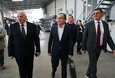 Губернатор Кубани Вениамин Кондратьев осмотрел производственные площадки Армавирского индустриально-строительного техникума
