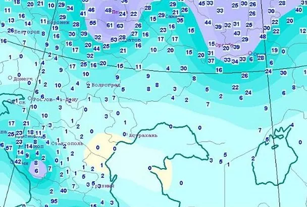 Стало известно, где в Краснодарском крае выросли самые большие сугробы