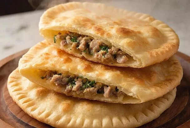 Ленивые чебуреки без замеса теста: вкус тот же, а усилий меньше