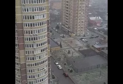 В Краснодаре 26 марта прошел град