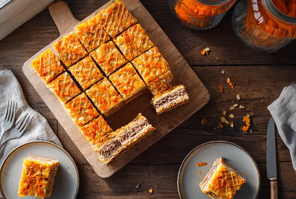 Закусочный торт на вафельных коржах: готовлю на неделю вместо всех бутербродов