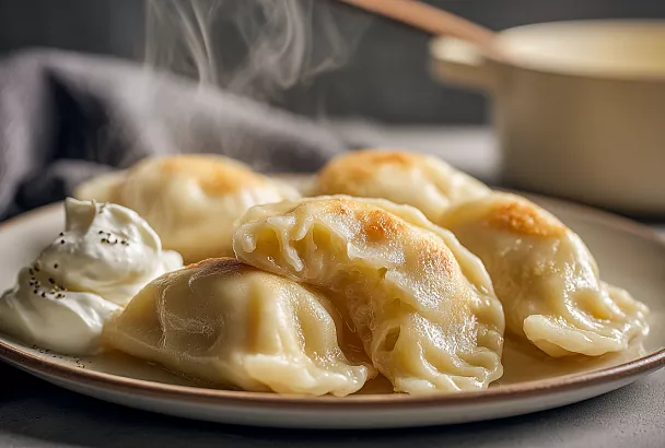 Идеальное тесто для вареников и пельменей без кипятка