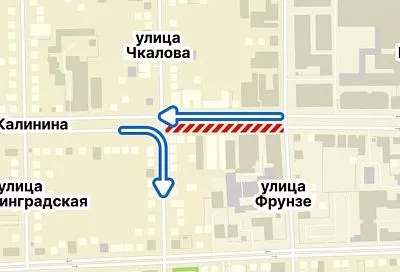 Аварийные работы: движение транспорта частично ограничат на улице Калинина в Краснодаре