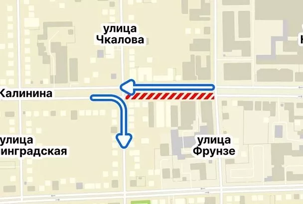 Аварийные работы: движение транспорта частично ограничат на улице Калинина в Краснодаре