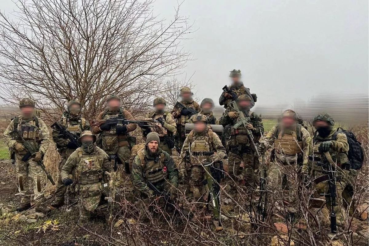 Валентин Гейко с боевыми товарищами.