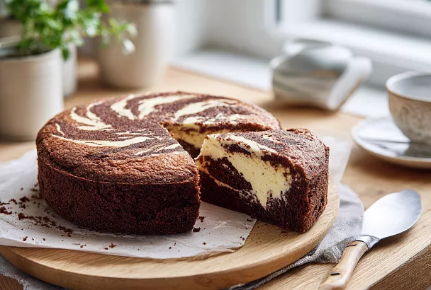 Кекс с кремом внутри: просто, красиво и невероятно вкусно