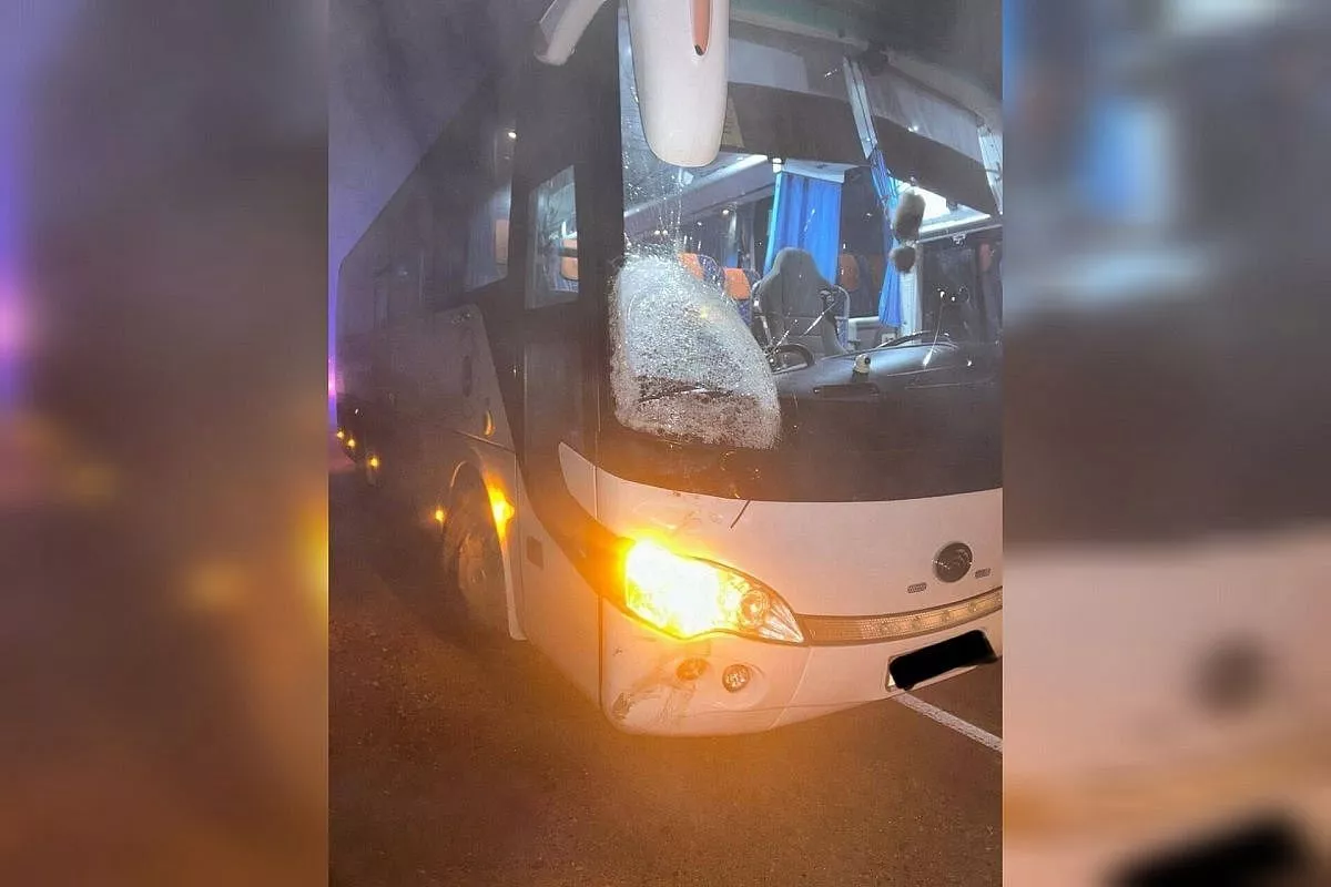 Рейсовый автобус насмерть сбил велосипедиста в Краснодарском крае