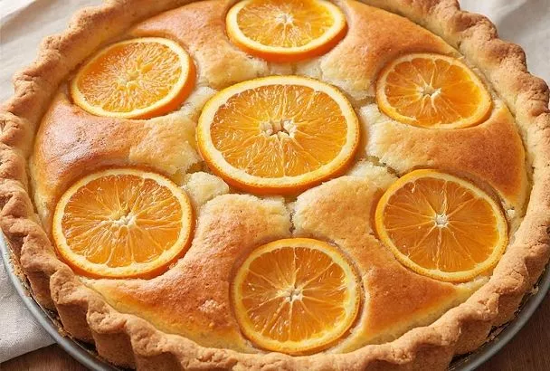 Карамельная корочка и цитрусовая кислинка – шарлотка с апельсинами вместо яблок