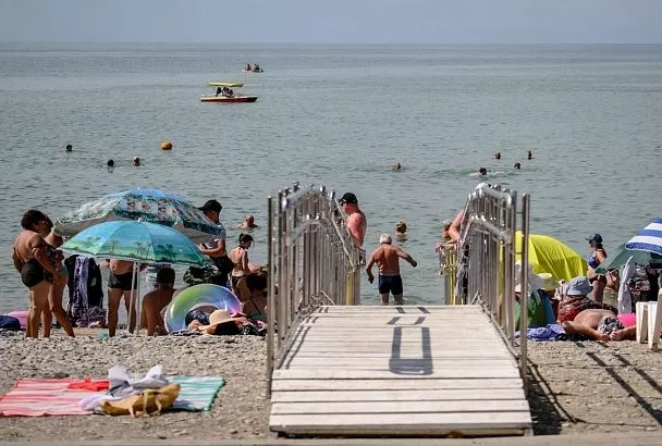 Какая температура Черного моря на курортах Краснодарского края