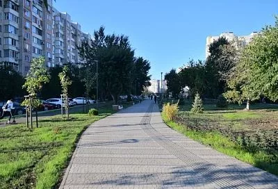 Завершено благоустройство Школьного бульвара в Юбилейном микрорайоне Краснодара