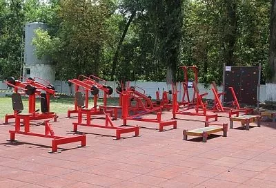 В Кавказском районе завершается строительство площадки для сдачи норм ГТО