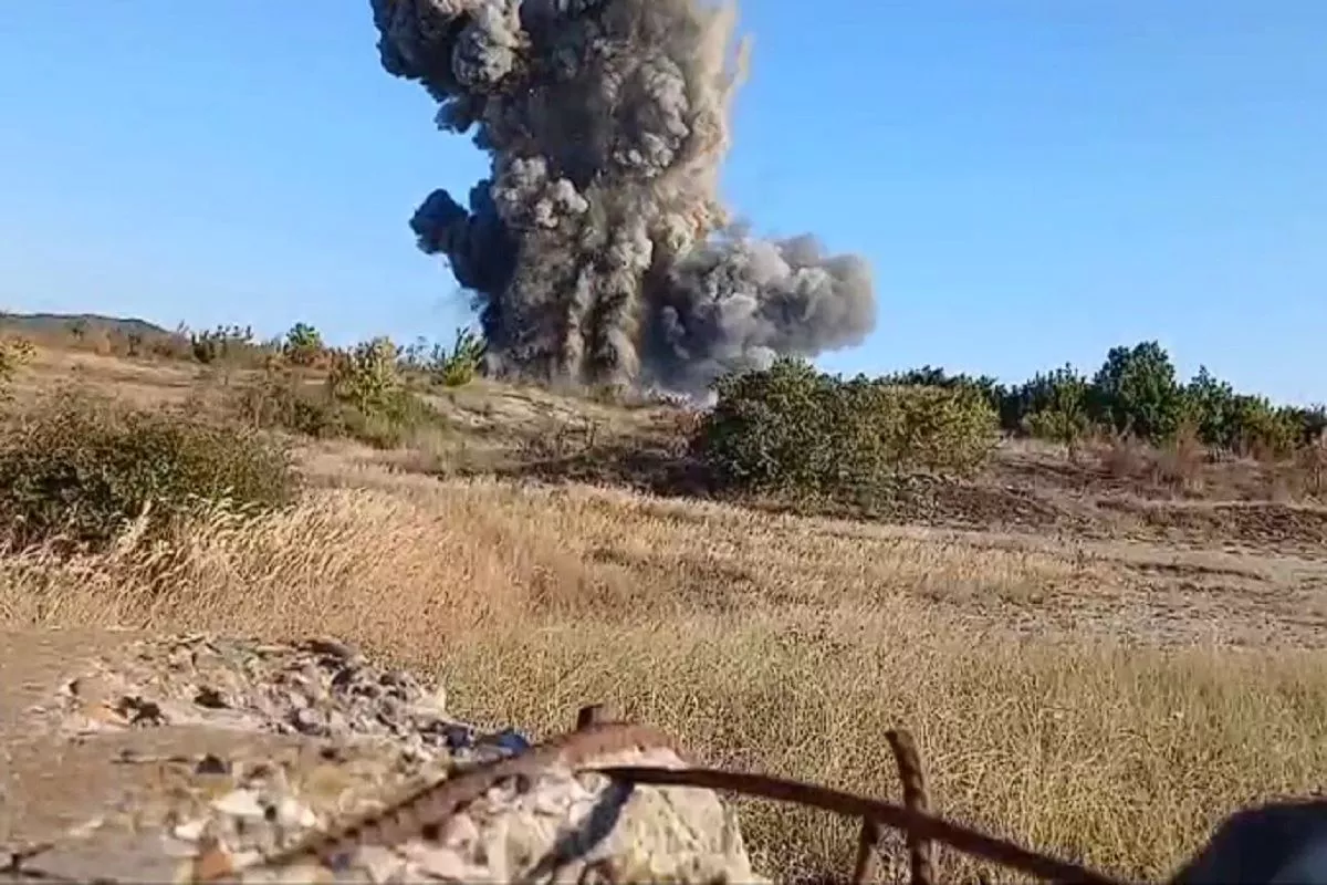 Авиабомбы времен войны уничтожили под Новороссийском