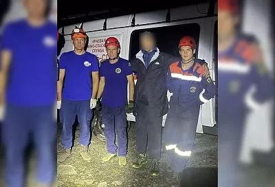 Спасатели нашли заблудившегося туриста в горах Красной Поляны