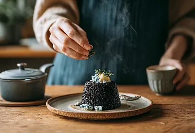 Как сварить чёрный рис на бульоне без хлопот: простой рецепт для уютного ужина