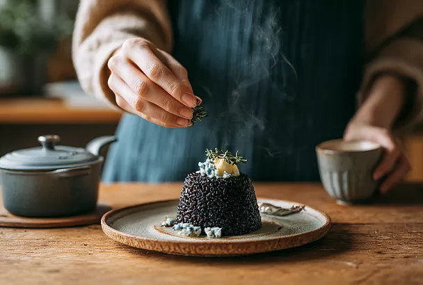 Как сварить чёрный рис на бульоне без хлопот: простой рецепт для уютного ужина