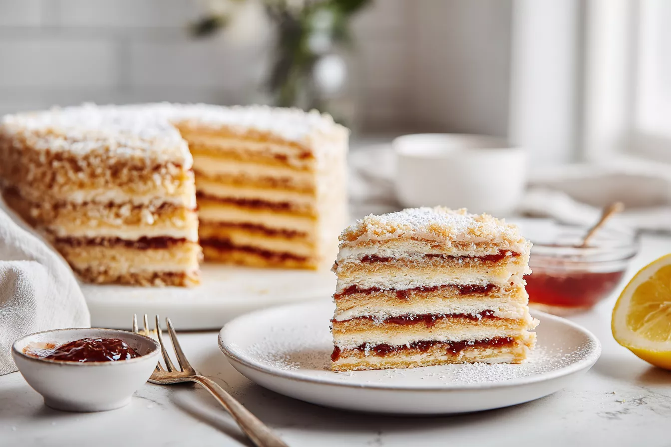 Советский пирог "Бедный студент": коржи пропитались кисло-сладкой начинкой