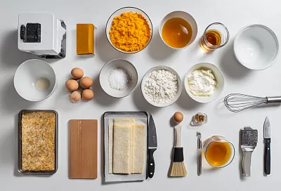 Тыквенные рулетики из лаваша с орехами, корицей и мёдом