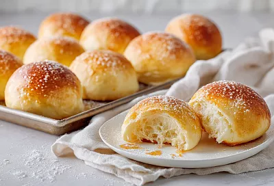 Творожные булочки к чаю без дрожжей: пышные, мягкие и готовятся за 40 минут
