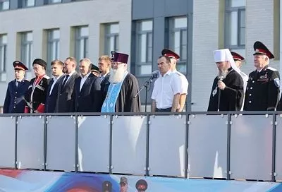 Губернатор Вениамин Кондратьев открыл новый Кубанский казачий кадетский корпус имени Ивана Безуглого