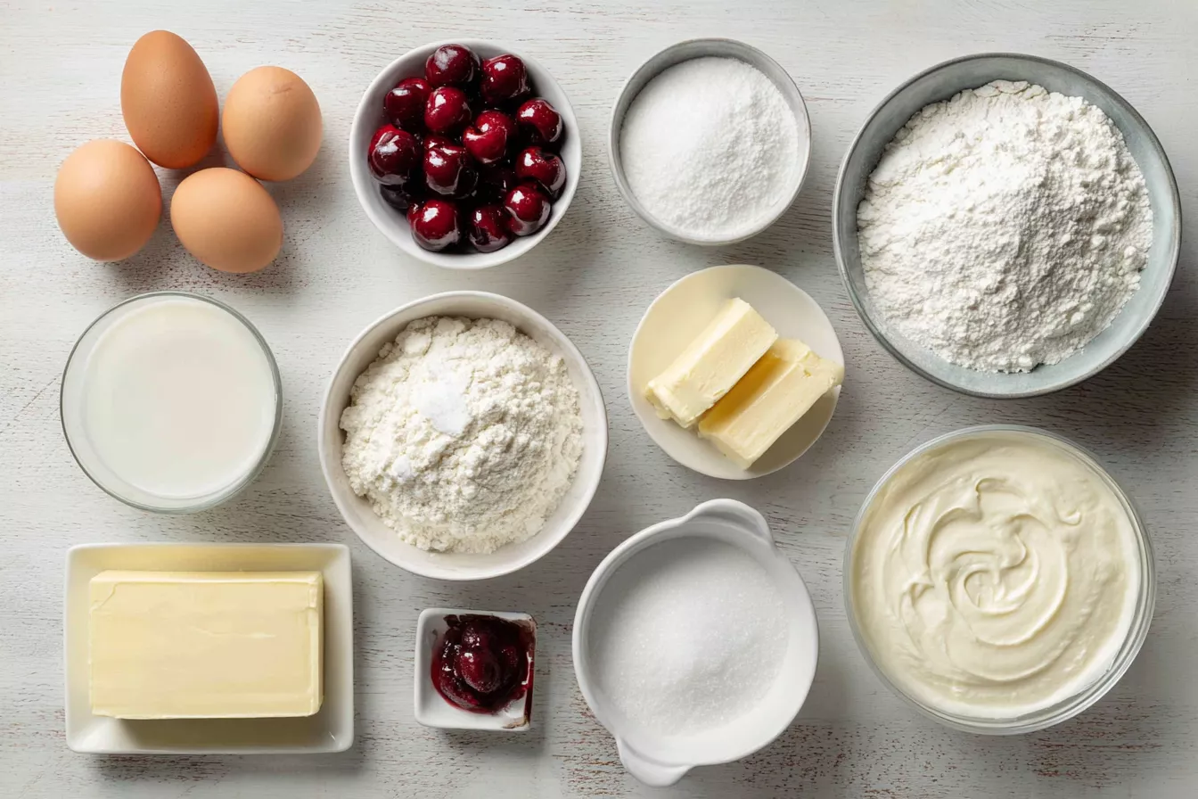 Шикарный рулет с вишней и крем-чизом – на праздник или к чаю за 40 минут